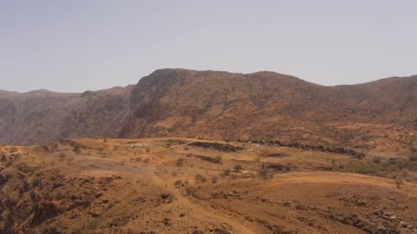 Krásný Letecký Výhled Horská Krajina Západní Saúdská Arábie — Stock video