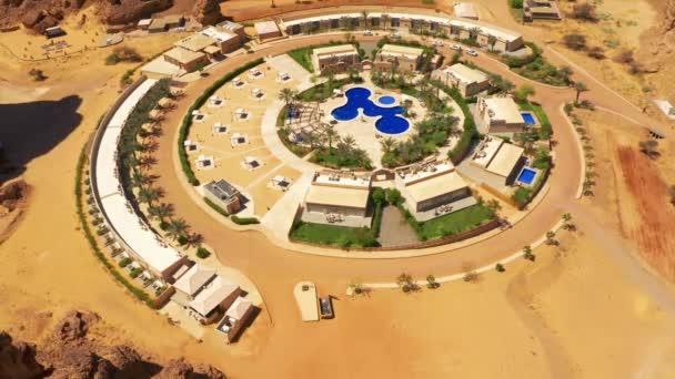 Повітряний Курорт Шаден Аль Ула Саудівська Аравія — стокове відео