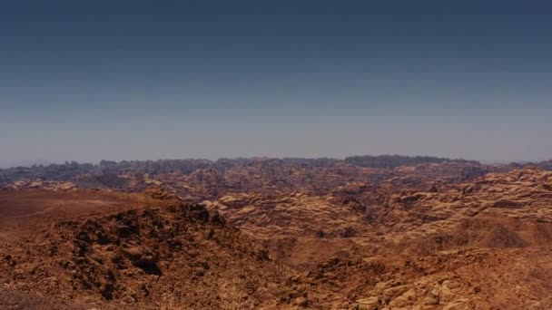 Aerial Mountainous Tabuk Region Saudi Arabia — Stockvideo