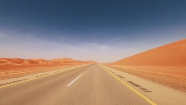 Driving Deserts Tabuk Region Saudi Arabia — Stock Video