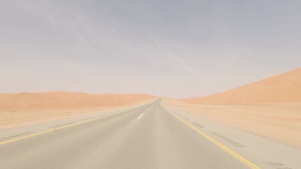 Driving Deserts Tabuk Region Saudi Arabia — Stock Video