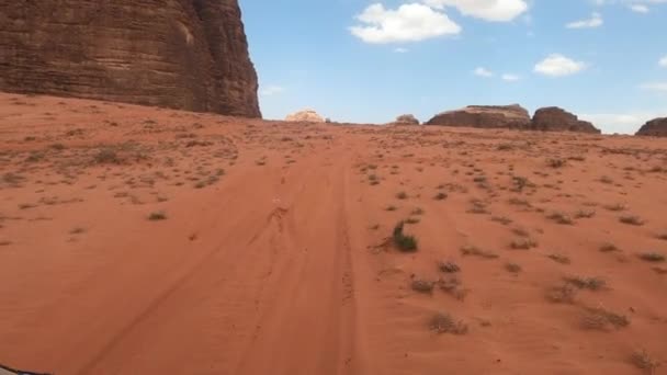 Offroad Drive Hisma Desert Saudi Arabia Native Material Straight Out — Video Stock