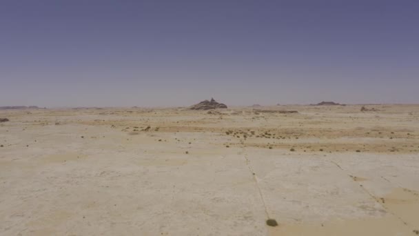 Aerial Desert Tabuk Region Saudi Arabia — Stock video