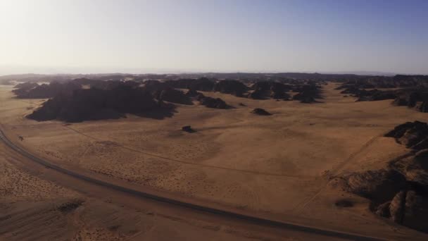 Aerial Landscapes Hail Region Saudi Arabia — 비디오