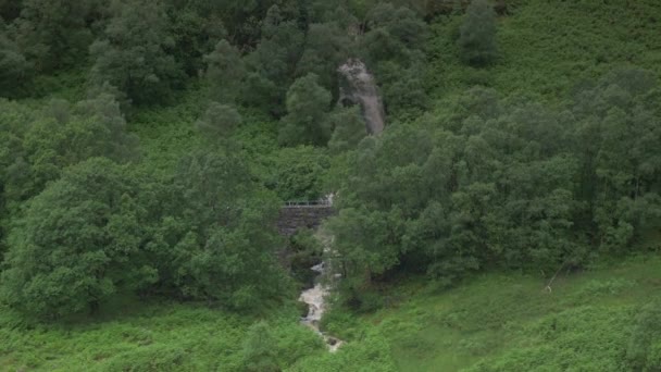 Waterfall Ardchullarie More Scotland — Vídeo de Stock
