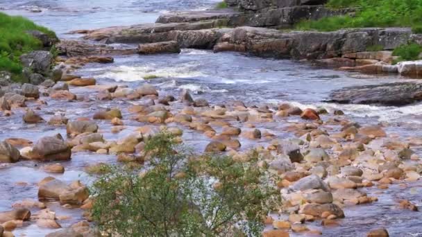 Streaming River Glen Etive Schottland — Stockvideo