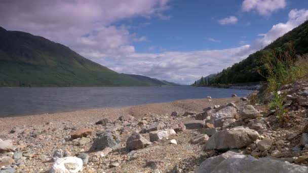 Loch Lochy Letter Finlay Scotland — Stok video