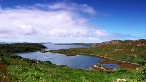 Scottish West Coast Lake Land Graded Version — стокове відео