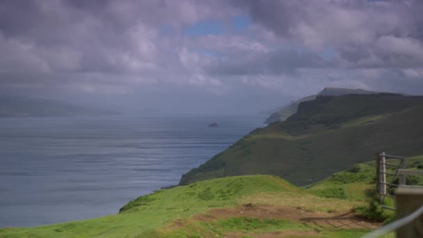 Rigg Viewpoint Isle Skye Scotland Native Version — Vídeos de Stock