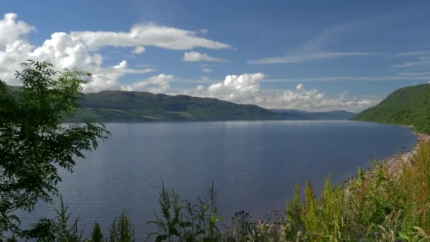 Loch Ness Schottland Unbenotete Version — Stockvideo