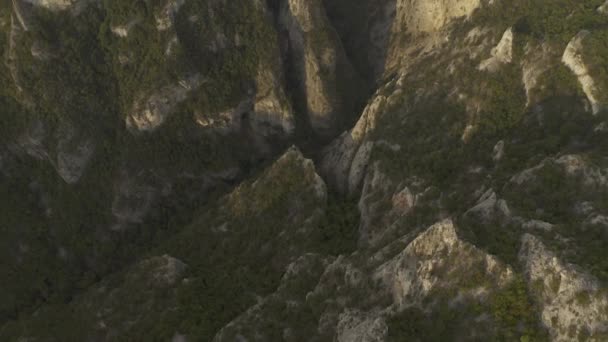 Luchtfoto Lazar Canyon Servië — Stockvideo