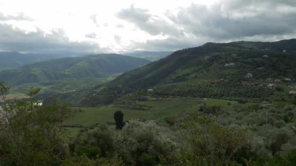 Bonita Vista Sobre Marinello Alrededores Sicilia Italia — Vídeos de Stock