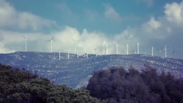 Vue Panoramique Sur Les Montagnes Andalouses Espagne Nature Concept Arrière — Video