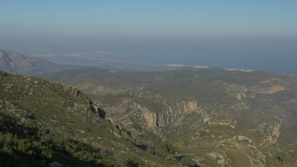 Aerial Flight Sierra Las Nieves Andalúzia Spanyolország — Stock videók