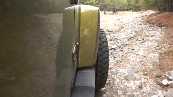 Offroad Com Jeep Wrangler Andaluzia Espanha — Vídeo de Stock