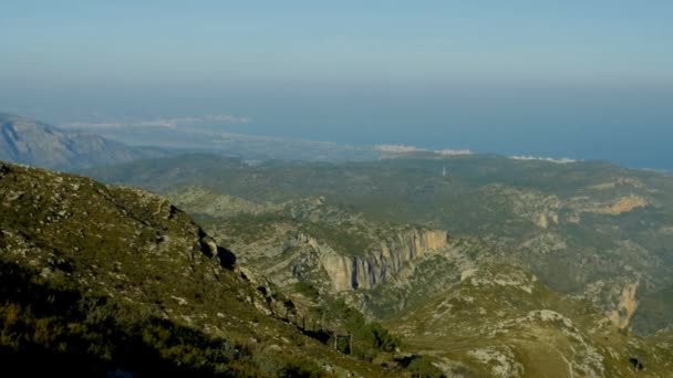 Paesaggio Montano Andaluso Spagna Natura — Video Stock