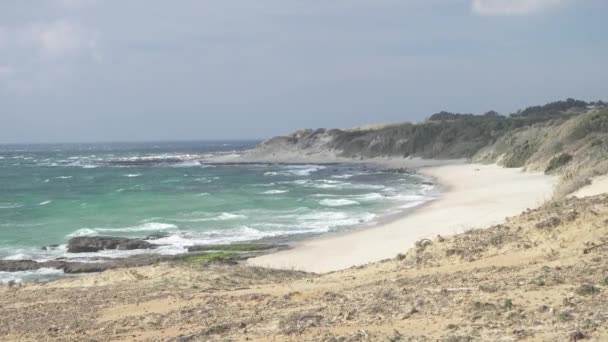 Красивий Пляж Таріфі Андалусія — стокове відео