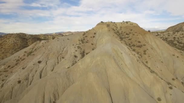 Вид Повітря Пустелі Сьєрра Аламіла Іспанія — стокове відео