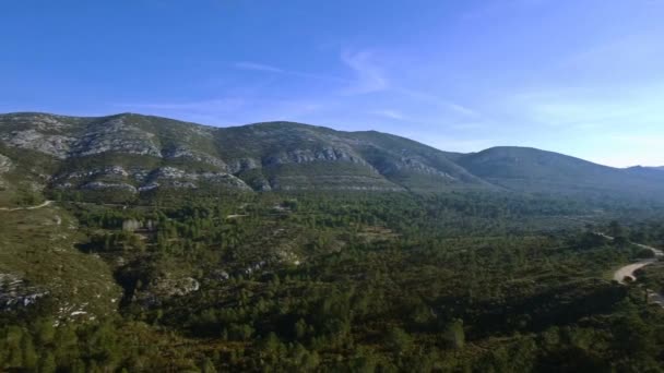Krásný Výhled Pohoří Španělsku — Stock video