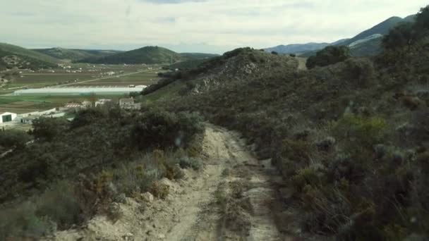 Offroad Met Een Jeep Wrangler Andalusie Spanje — Stockvideo