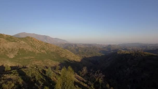 エアリアル 農地の上のフライト アンダルシア スペイン — ストック動画