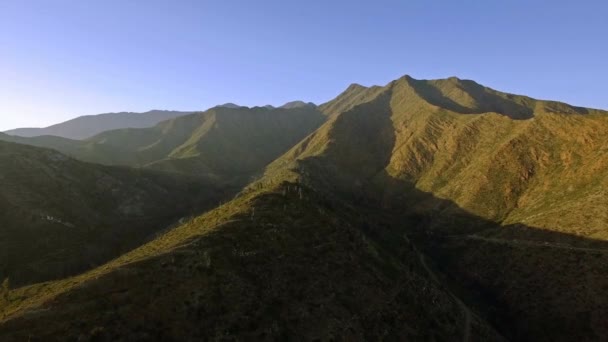 Hava Tarım Arazileri Üzerinden Uçuş Endülüs Spanya — Stok video