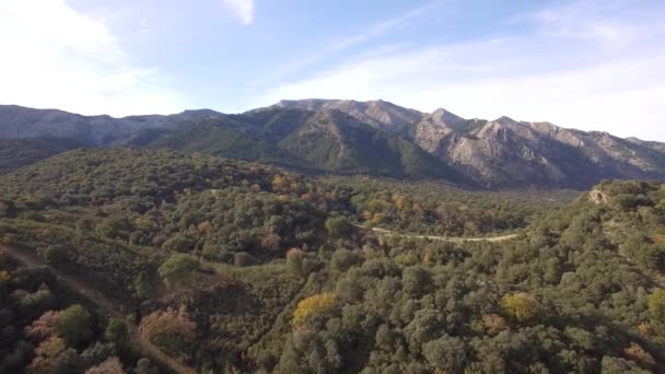 Beautiful Aerial Andalusian Landscapes Spain — Stock videók