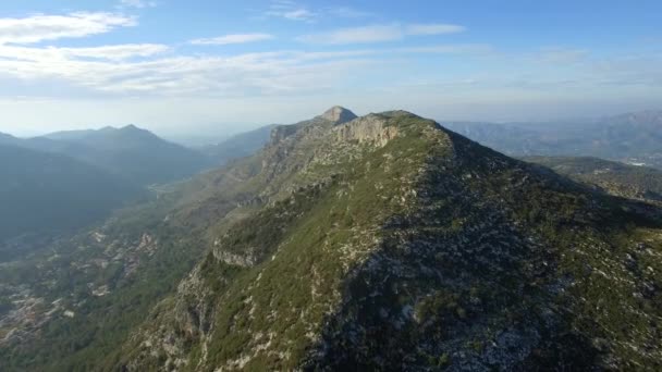 Mijas的空中山脉 — 图库视频影像