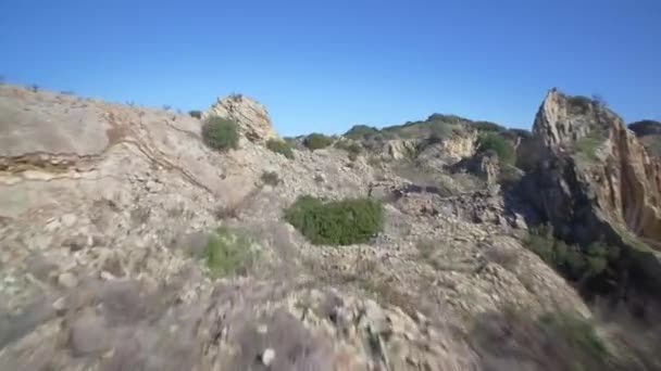 Parque Natural Del Estrecho Tarifa Spanien — Stockvideo