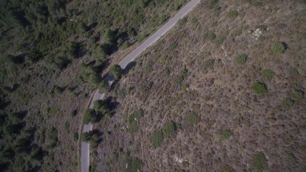 Aerial View Cap Norfeu Spain — Stock Video