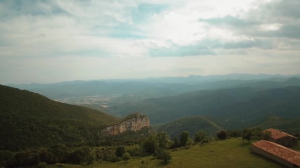 Nad Torrent Dels Llorers Hiszpania Pireneje — Wideo stockowe