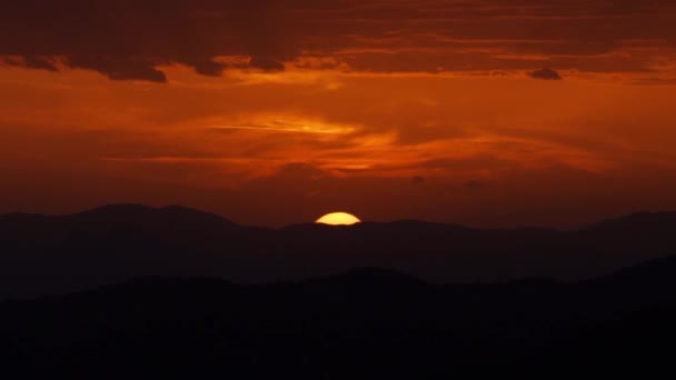 Scenic Footage Beautiful Sunset Background — стоковое видео