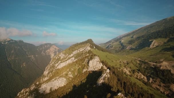 Las Montañas Sierra Pedregosa Pirineos España — Vídeos de Stock