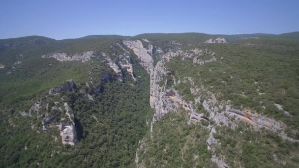 Barranco Argatin Rio Vero Pireneje Hiszpania — Wideo stockowe