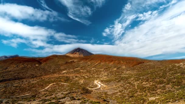 Pico Del Teide Tenerife Spanje — Stockvideo
