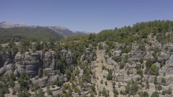 Luftaufnahme Der Berge Koepruelue Canyon Türkei — Stockvideo