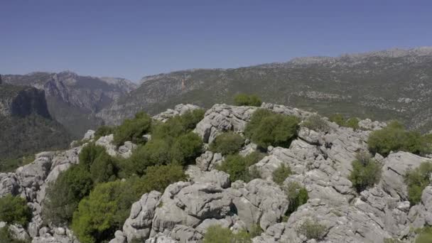 Piękny Widok Lotu Ptaka Góra Cukurca Aera Turcja — Wideo stockowe