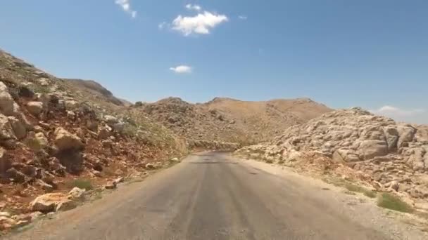 驾车穿越土耳其山区风景 — 图库视频影像