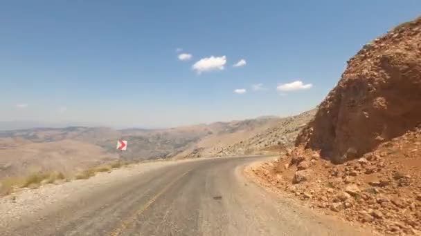 Driving Mountainous Turkish Landscapes — Stock Video