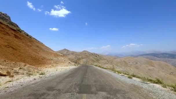 Driving Mountainous Turkish Landscapes — Stock Video