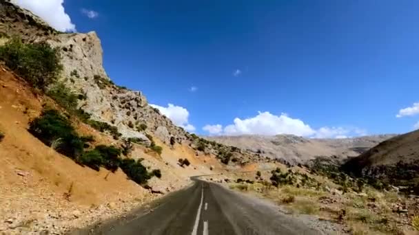 Проїзд Гірських Турецьких Ландшафтах — стокове відео
