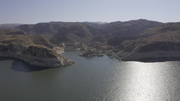 Pemandangan Udara Sungai Tigris Batman Mardin Yolu Turki — Stok Video