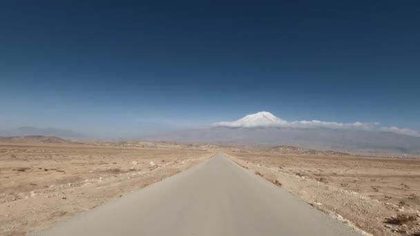 Driving Foot Mount Ararat Turkey — Wideo stockowe