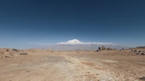 Driving Foot Mount Ararat Turkey — Wideo stockowe