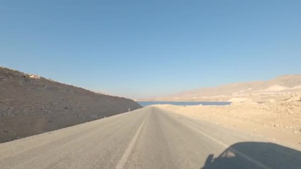 Jazda Dookoła Hasankeyf Area Turcja Materiał Natywny Prosto Kamery — Wideo stockowe