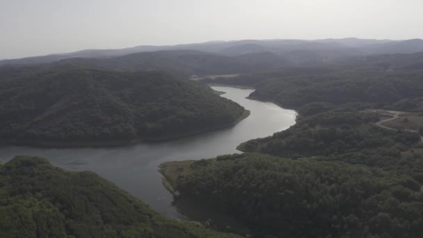 Güzel Hava Manzarası Koca Creek Armagan Barajı Türkiye — Stok video