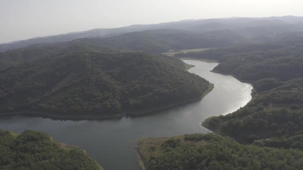 Prachtig Uitzicht Vanuit Lucht Koca Creek Armagan Dam Turkije — Stockvideo