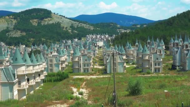 Burj Babas Mudurnu Castillos Abandonados Turquía — Vídeo de stock