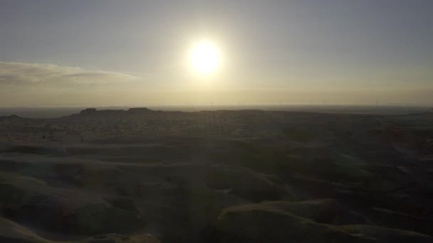Aerial Ruwais Beach Spojené Arabské Emiráty — Stock video