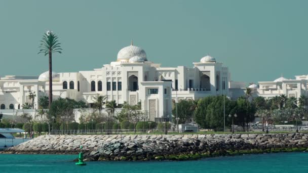 Emirates Palace Abu Dhabi Zjednoczone Emiraty Arabskie — Wideo stockowe